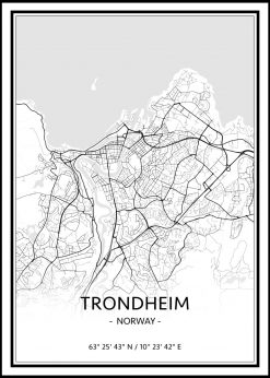Map of Trondheim nr.1
