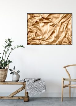 Golden Shiny Fabric